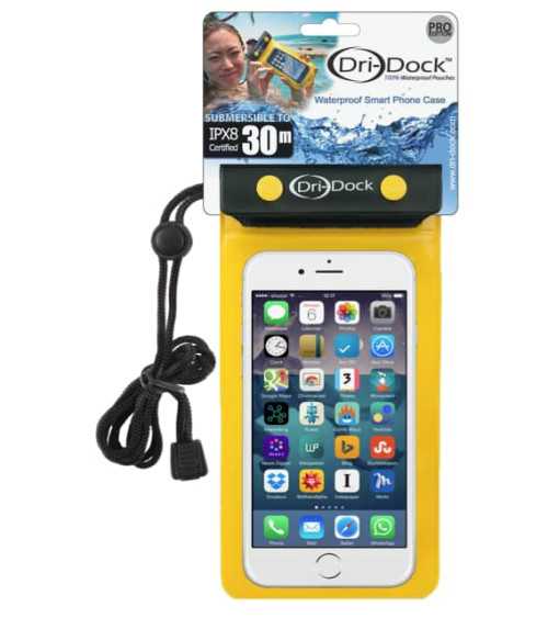 Pochette Smartphone Waterproof Dri-Dock Jaune