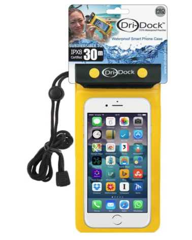 Pochette Smartphone Waterproof Dri-Dock Jaune