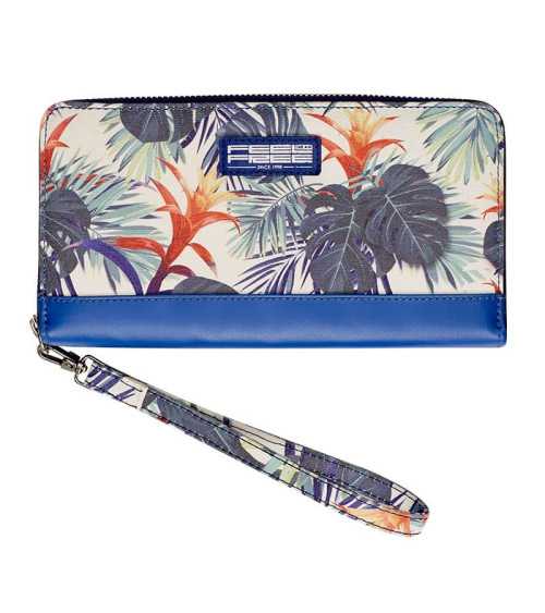 Porte feuille étanche tropical white