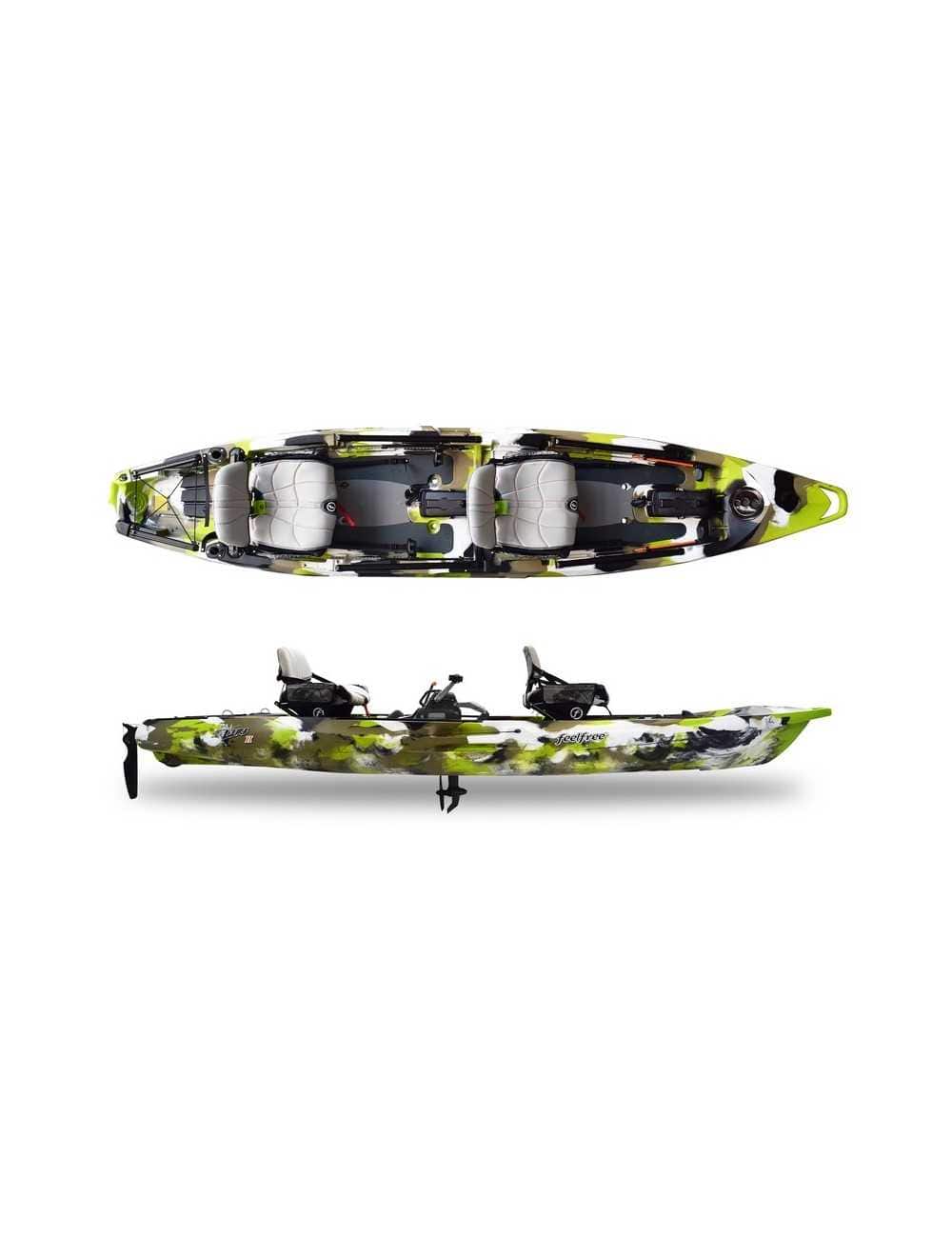 Kayak Lure 2 tandem Overdrive de Feelfree Lime Camo