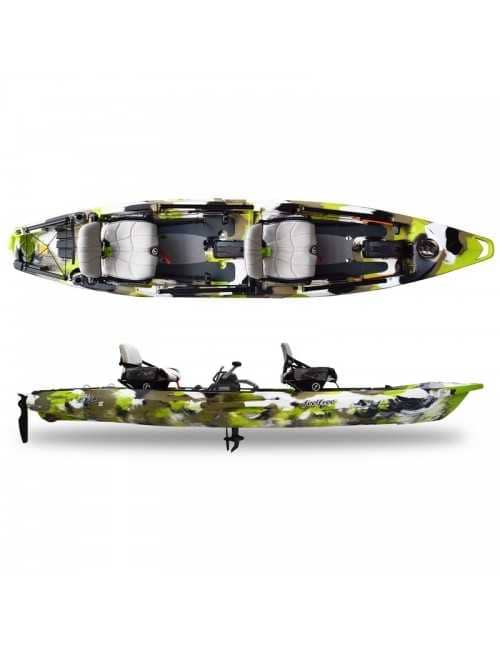 Kayak Lure 2 tandem Overdrive de Feelfree Lime Camo